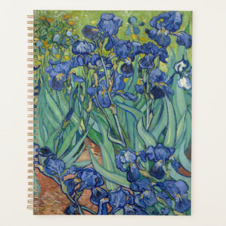 Spiral Photo notebook with Van Gogh's Irises