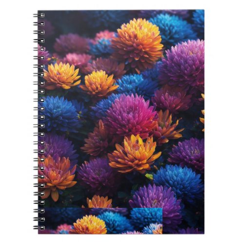 Spiral Photo NotebookPetals of Passion Blooming L Notebook