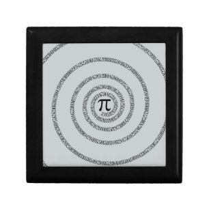 Spiral Pi Click Customize to Change Grey Color Gift Box