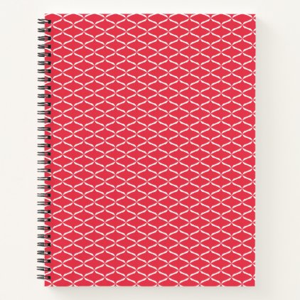 Spiral Retro Red Notebook