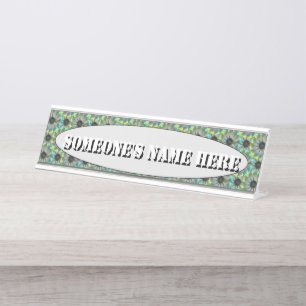 Spiral Shark by Kenneth Yoncich Desk Name Plate