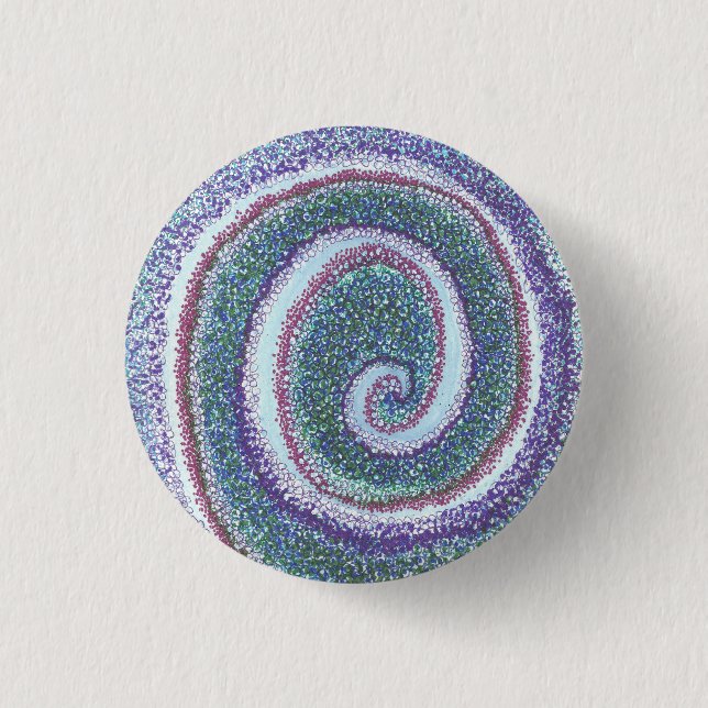 "SPIRAL SHELL"  BUTTON (Front)