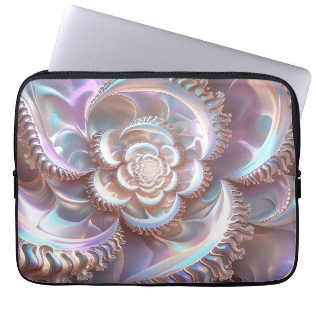 Spiral shell design laptop sleeve (Front)