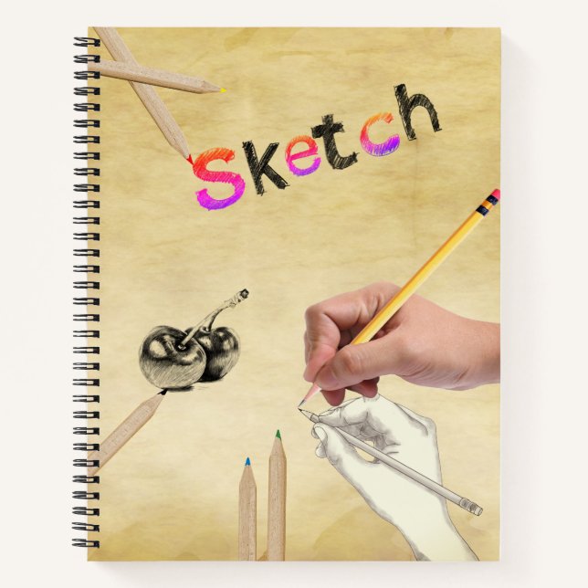 Spiral Sketchbook Notebook (Front)