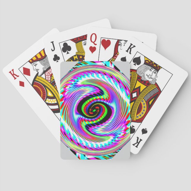 Spiral Snail (change the words) Poker Cards (Back)