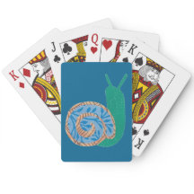 Spiral Snail Playing Cards