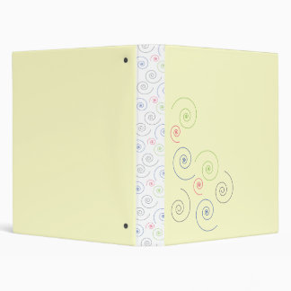 Spiral squiggle doodles Binder