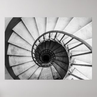 spiral staircase poster