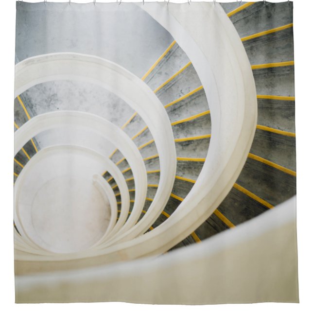 Spiral staircase shower curtain (Front)