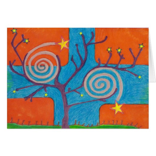 Spiral Tree Cards (Front Horizontal)