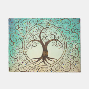 Spiral Tree of life - Yggdrasil Doormat
