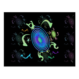 Spiral Turtle Notes Card