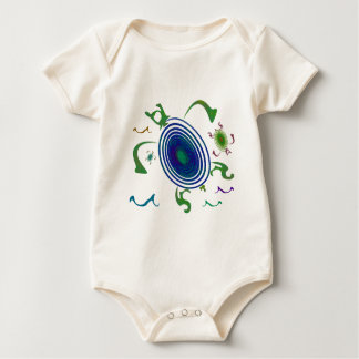 Spiral Turtles Baby Bodysuit