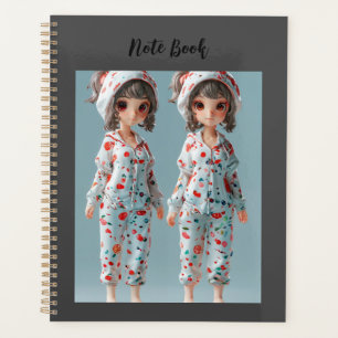 Spiral two cute girls Photo Planner