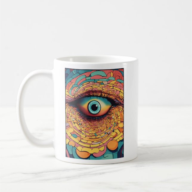 "Spiral Vision Hypnosis Tee"  Coffee Mug (Left)