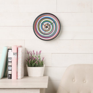 Spiral Vortex Round Wall Clock