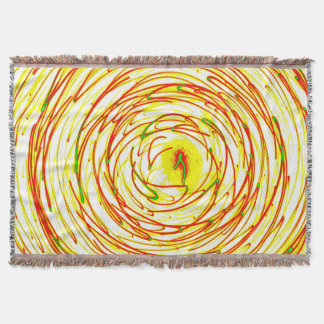 Spiral Wave Bloom – Premium Throw Blanket