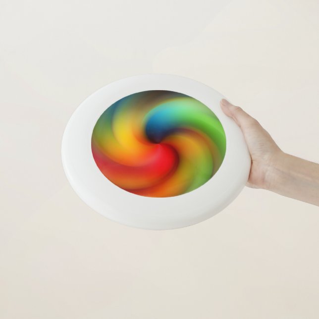 Spiral Wham-O Frisbee (In Hand)