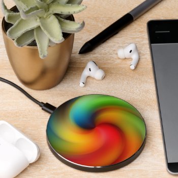 Spiral Wireless Charger by Pir1900 at Zazzle