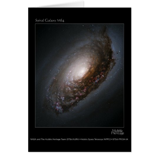 SpiralGalaxyM64-2004-04a Card