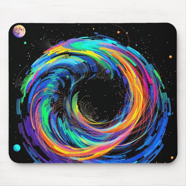 Spiralin' Donut Mouse Pad (Front)