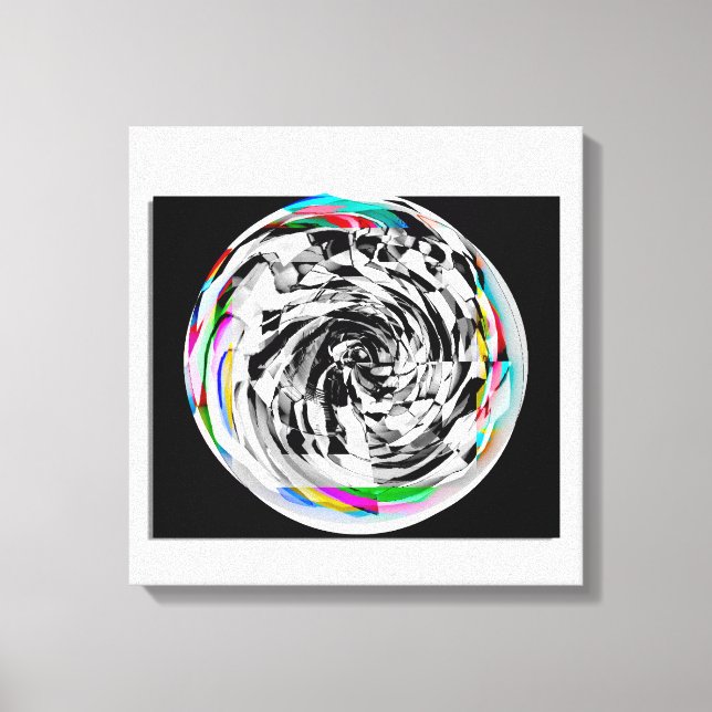 Spiraling Again Canvas Print (Front)