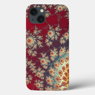 Spiraling Floral Pattern iPhone 13 Case