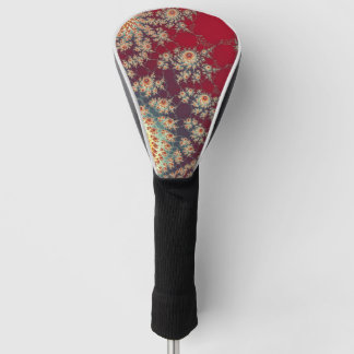 Spiraling Floral Pattern Golf Head Cover