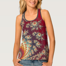 Spiraling Floral Pattern