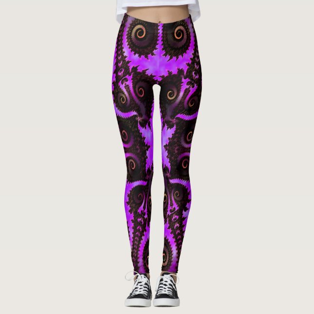 Spiraling Nova Leggings (Front)