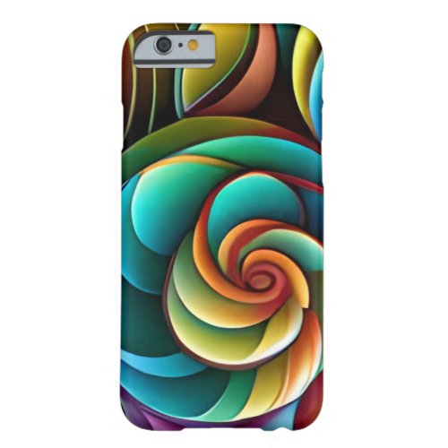 Spiraling Spectrum A Vibrant Colorful Design Barely There iPhone 6 Case
