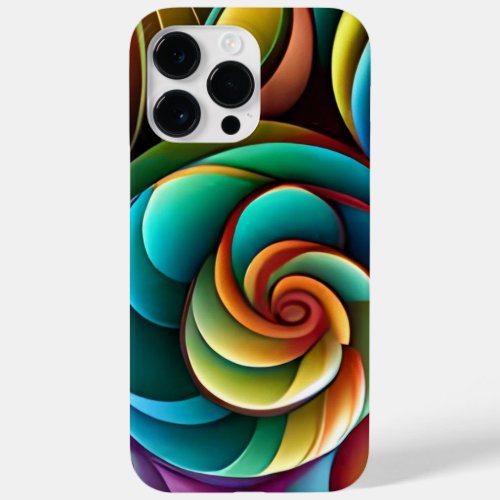 Spiraling Spectrum A Vibrant Colorful Design Case_Mate iPhone 14 Pro Max Case