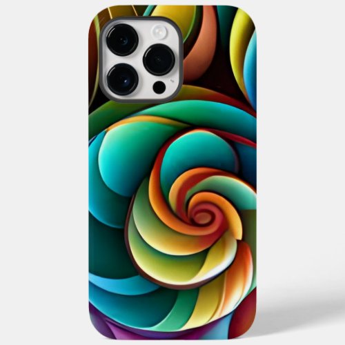 Spiraling Spectrum A Vibrant Colorful Design Case_Mate iPhone 14 Pro Max Case
