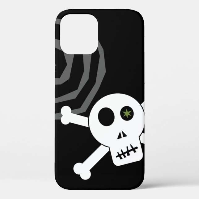 Spirally Skull Case-Mate iPhone Case (Back)