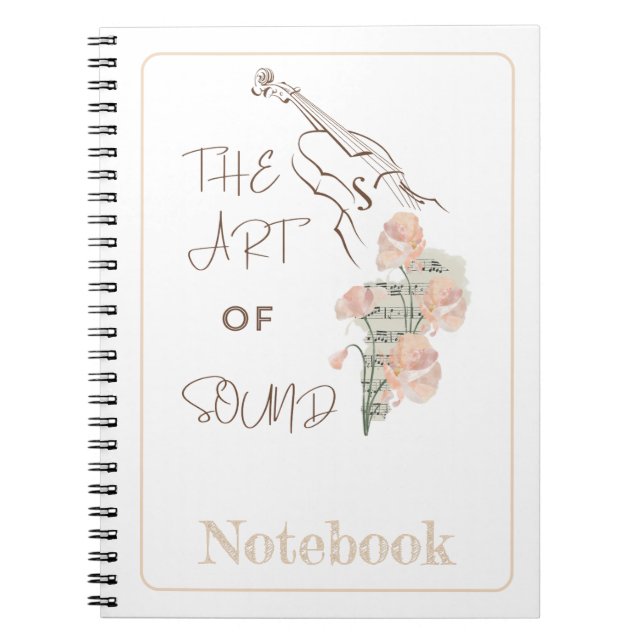SpiralNotebook for personalized music - Photo Notebook (Front)