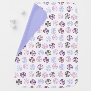 Spirals baby blanket