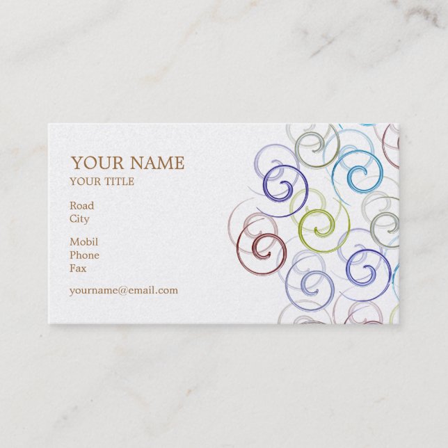 Spirals Business Card (Front)