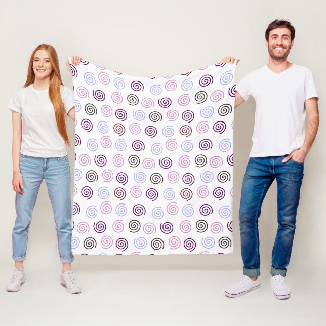 Spirals  fleece blanket (In Situ)
