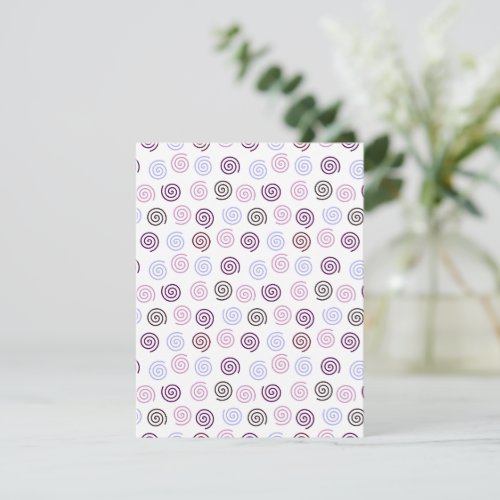 Spirals  note card