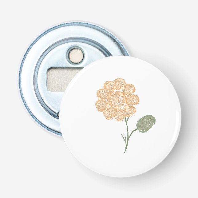 Spirals of Blooming Energy Bottle Opener (Front)