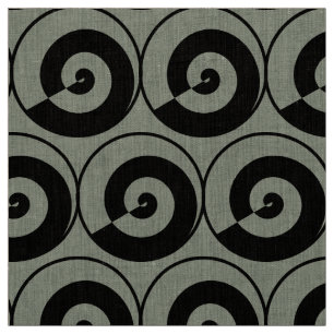 Spirals, snails, circles fabric