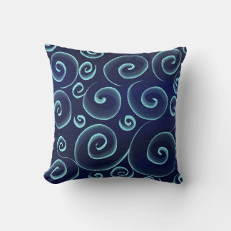 Spirals Throw Pillow