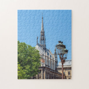 Spire of Sainte-Chapelle (Holy Chapel) in Paris Jigsaw Puzzle