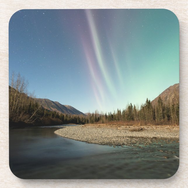 Spires Aurora Beverage Coaster (Front)