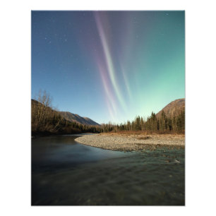 Spires Aurora Photo Print