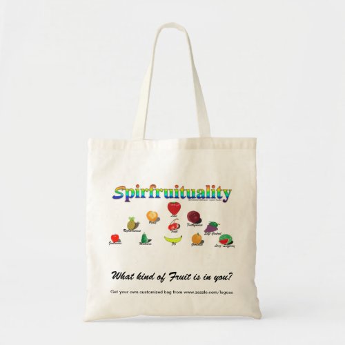 Spirfruituality What kind of Fruit is in you Tote Bag