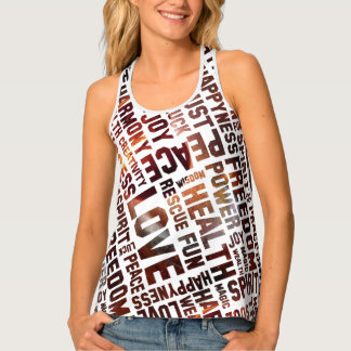 Spirit Affirmations of life - universe Tank Top
