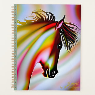 Spirit - AI Fantasy Art Print Horse Planner