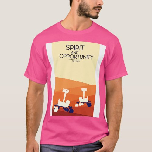 Spirit And Opportunity on Mars T_Shirt