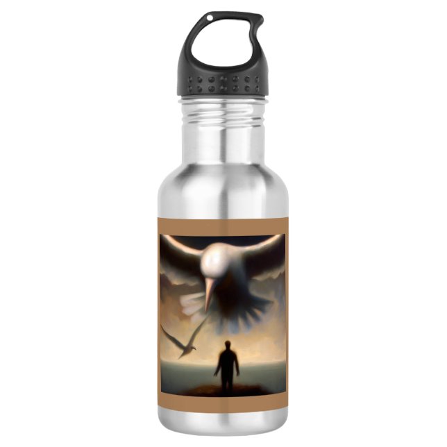 Spirit Animal Albatross 2 Stainless Steel Water Bottle (Front)